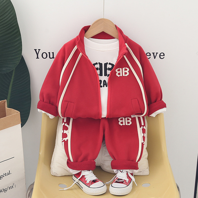 洋气棉三件套春秋运动划算