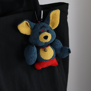 潮宗偶天狗食月包包挂件毛绒公仔玩偶可爱钥匙扣玩具情侣礼物现货