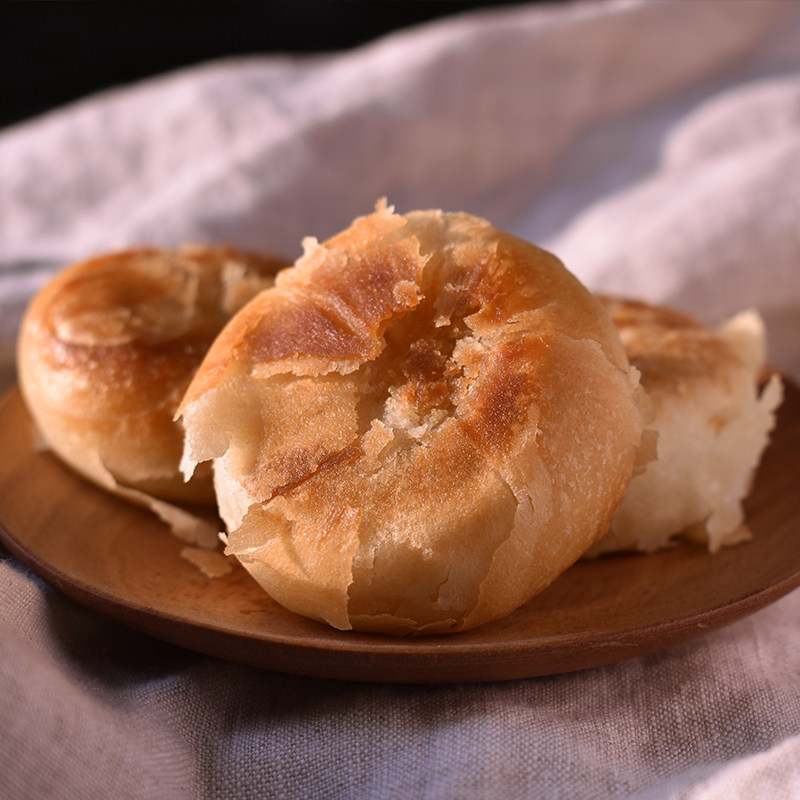 泉州老式绿豆饼正肉饼厦门咸饼泉州闽南传统特产茶配板栗饼蛋黄饼