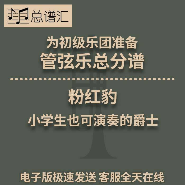 粉红豹 初级乐团 小学 2.5级 管弦乐 交响乐 总谱 分谱 MP3