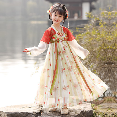 汉服女童古风小学生汉服演出服