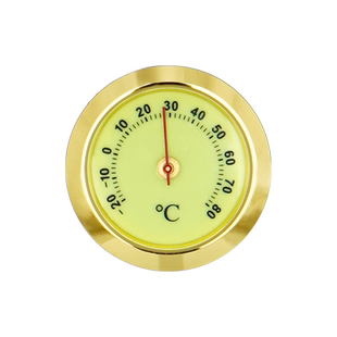 迷你车载温度计车用温湿度计机械式精准宠物家用室内乐器用夜光