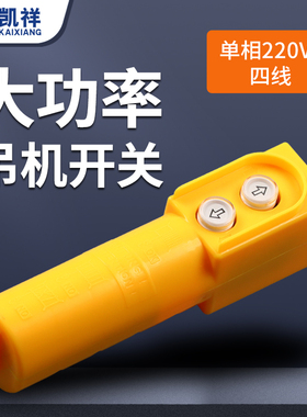 COB-61DR行车按钮开关带电容起重控制电葫芦上下开关吊车220V单相