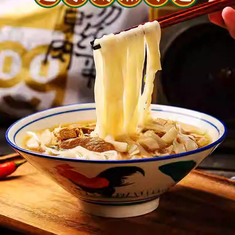 咕咛咕唻原汤肉丝粉新鲜湿米粉原味速食小吃湖南长沙特色袋装宽粉