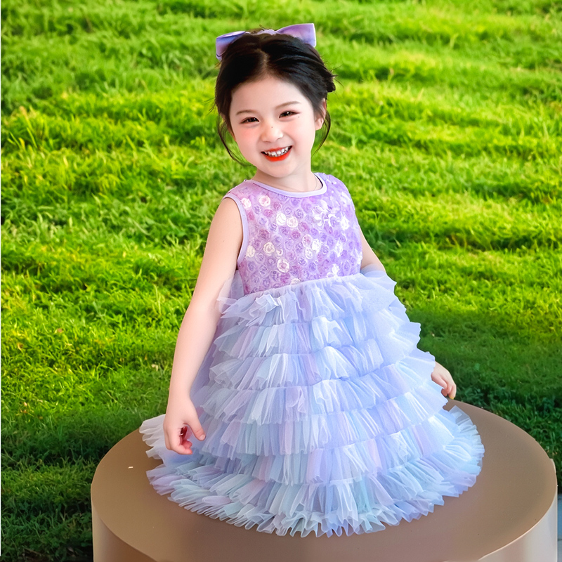 儿童连衣裙夏纱裙经典潮童流行时髦舒服超好看韩版韩范潮服舒适