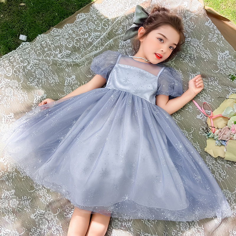 女童连衣裙纱裙经典搭配夏天高级感超好看穿搭夏新潮服外穿韩范