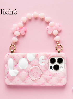 CLICHE 手机壳适用iPhone15proMAX苹果14硅胶女新款手提原创设计高级保护套软手机壳