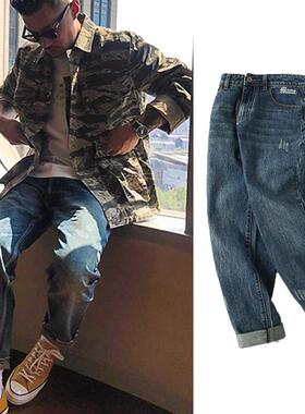MADNESS MDNS WRUEI CIASSIC WASHED JEANS 余文乐潮牌百搭牛仔裤
