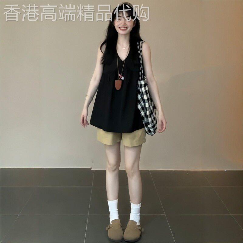 日系休闲运动套装女夏季新款宽松显瘦韩版时尚减龄上衣短裤两件套