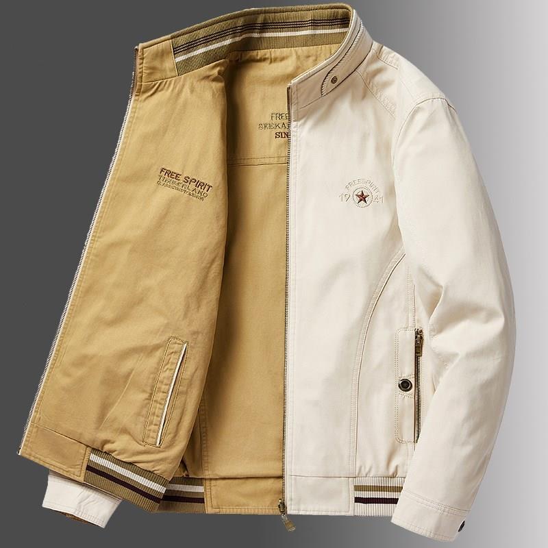 MAROLIO~一起感受美丽的秋冬！高级感双面穿夹克男士秋冬休闲外套