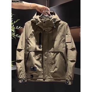 Madness Mdns Clot工装连帽二棉外套男款2025冬季加棉防风棉服男