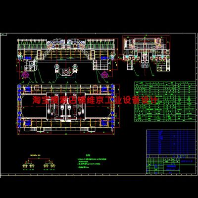 180种起重机总装配图/龙门起重机cad图纸桥式起重机cad图纸装配图