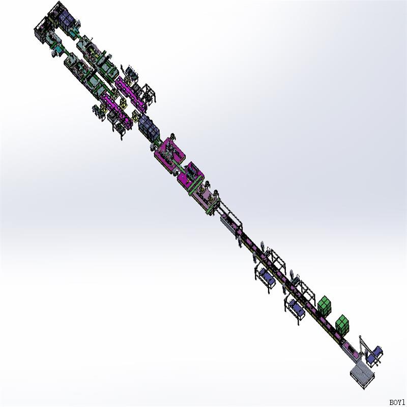 新能源锂动力电池电芯组装PACK线X2769 3D图纸 机械设计素材 SCAD