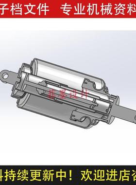 空气弹簧减震器机械设计SolidWorks三维模型通用版3D模型C2190CAD