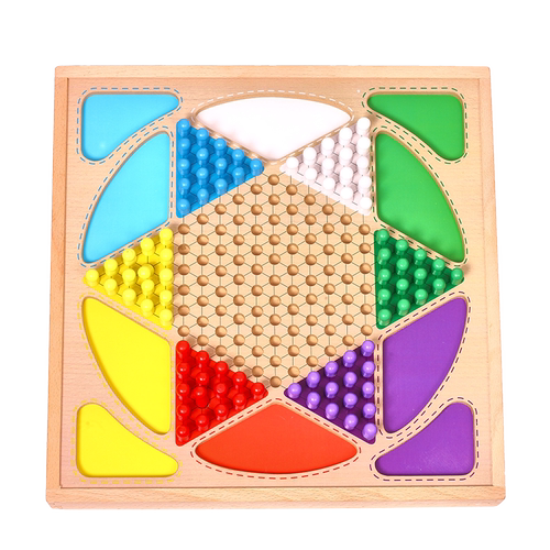 跳棋儿童桌面多功能成人小学生游戏中国象棋五子围棋斗兽棋飞行棋