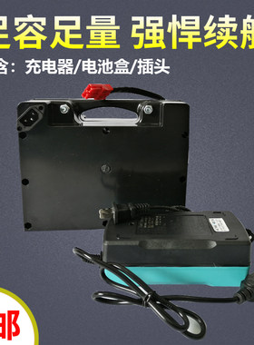 贝珍宏芮九圆好哥电动轮椅车配件24V电瓶电池超威锂电池24V12A20A