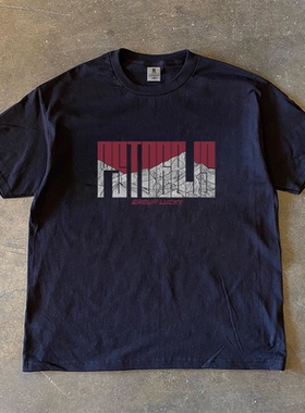 260g重磅不透简约休闲时尚短袖男款夏季纯棉圆领短袖男款学生青年