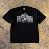 JSC{纯棉时代} 男宽松 圆领短袖 260g重磅不透潮流时尚 印花t恤夏季