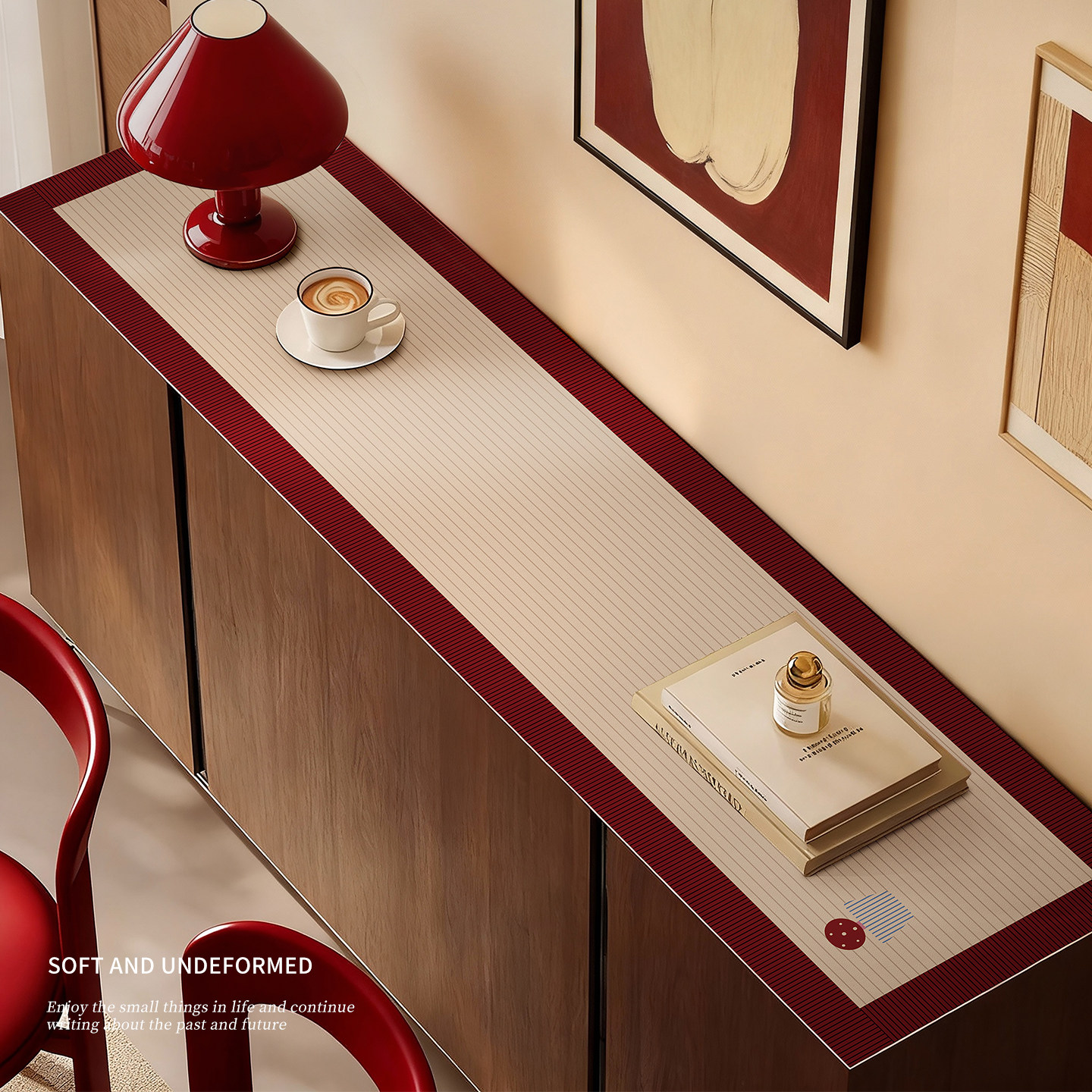 新中式红色喜庆餐边柜保护垫电视柜桌垫进门鞋柜垫台面垫酒柜桌布,居家布艺,桌布,淘宝优惠券,粉丝福利购,淘宝优惠卷