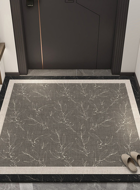 高级感入户门地垫家用进门耐脏免洗防滑玄关地毯可裁剪门口脚垫