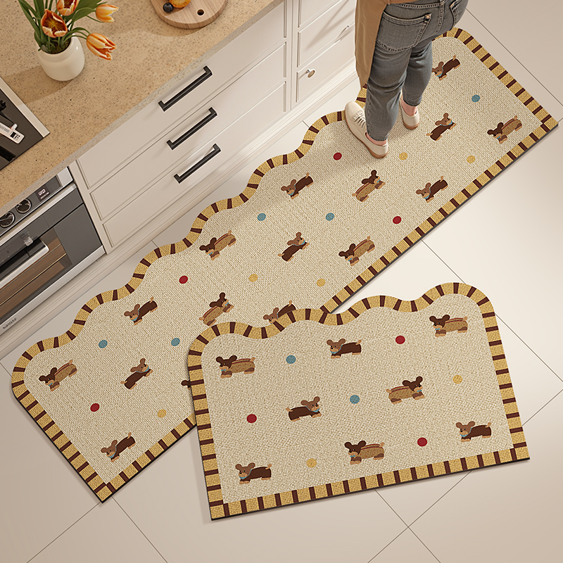 2025新款厨房地垫硅藻泥吸水吸油