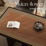 中古风仿木纹餐桌垫防水防油防烫免洗桌垫高级感茶几桌面保护垫