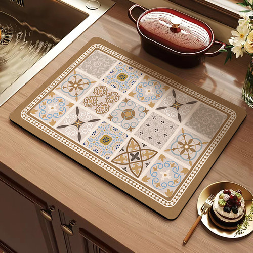 法式厨房专用沥水垫防滑吸水垫