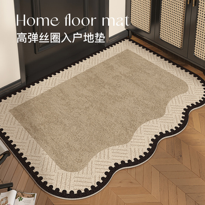 法式高级感丝圈地垫入户门垫