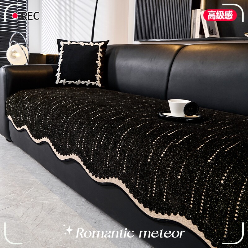 轻奢高级感沙发垫2026新款四季通用固定防滑座垫防猫抓夏季坐垫子