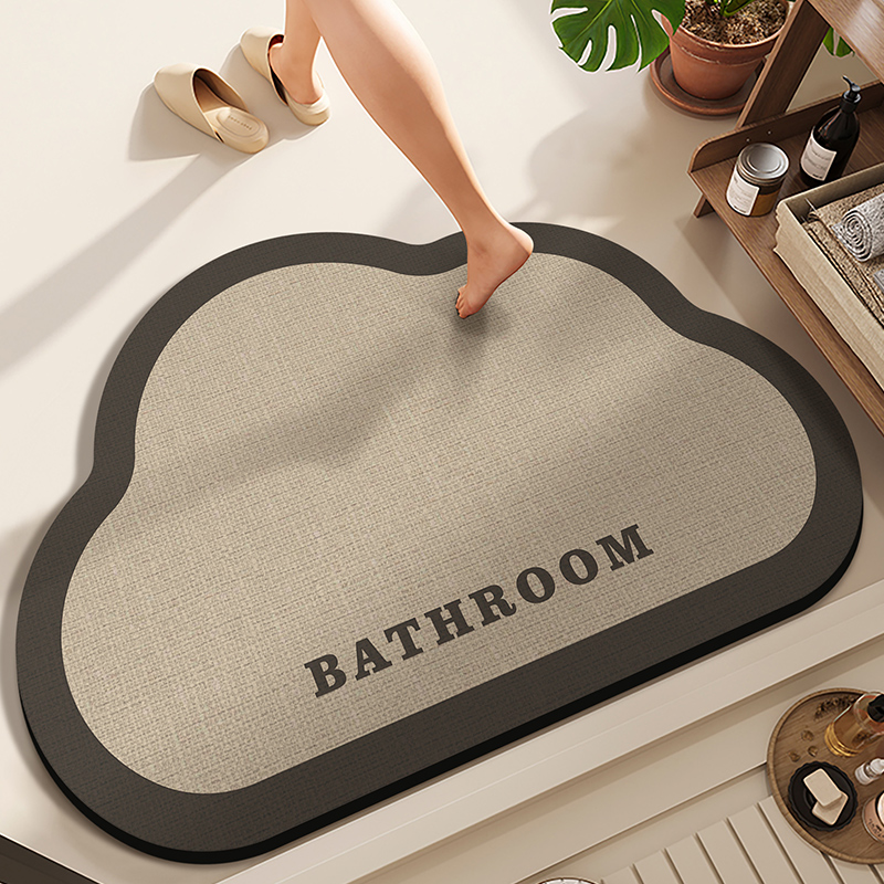 硅藻泥吸水速干防滑防摔浴室地垫