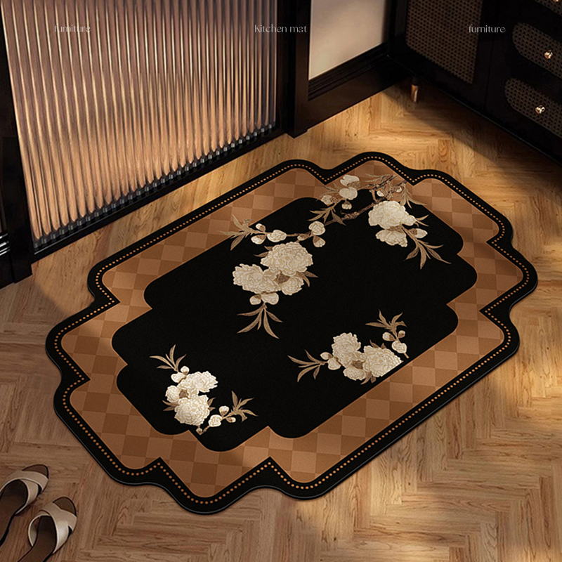 中古风卫生间地垫吸水防滑