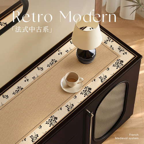 法式中古风餐边柜垫台面保护垫