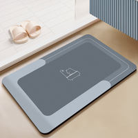 Diatom mud water-absorbing floor MATS for bathrooms and toilets, anti-slip foot MATS for entering and leaving the house, and carpets for washrooms and toilets thumbnail 7