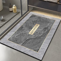 Diatom mud water-absorbing floor MATS for bathrooms and toilets, anti-slip foot MATS for entering and leaving the house, and carpets for washrooms and toilets thumbnail 8