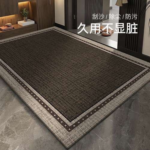 轻奢高级感入户门地垫防滑除尘垫