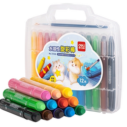 得力24色炫彩棒水溶性