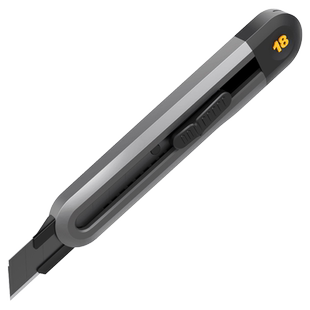 得力工具美工刀小型黑刃刀片小刀快递刀壁纸刀拆快递手工裁纸刀小号美术开箱切割专用刀具多功能雕刻刀