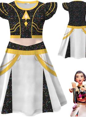 Girl Zoey Cosplay Dress Demon Hunters Costume KPop Group Ido