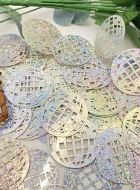 100Pcs/bag 70s 80s Disco Ball Laser Sequin Confetti Table