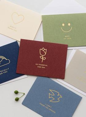 farewell card good luck card greeting cards thank you 贺卡