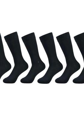 6 pairs Mens socks Black Cotton D51072309ress Socks High qua
