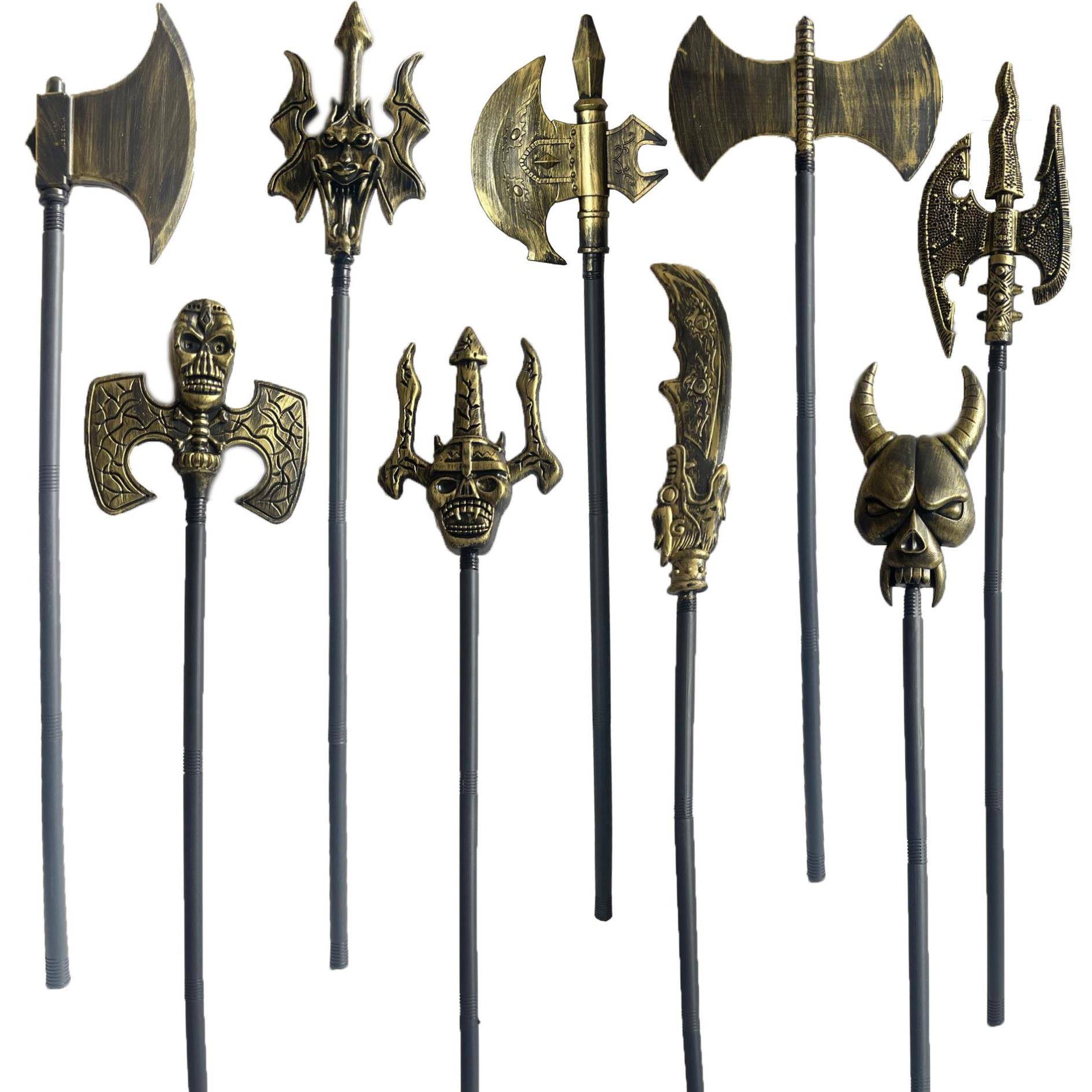 Halloween weapon equipment Scythe Trident axe stage Cosplay