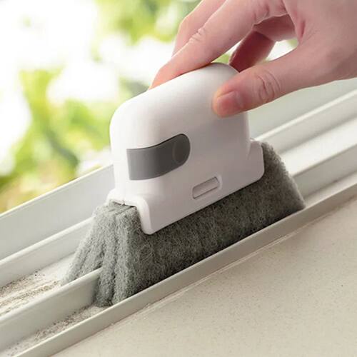 Window Groove Cleaning Cloth Brush Slot Hand-held Door Gap K