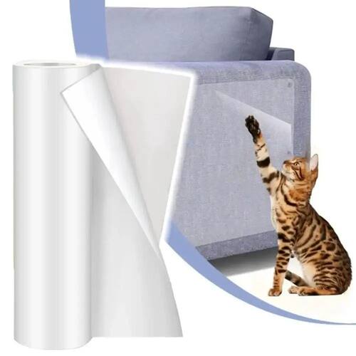 1 Roll Anti Cat Scratch Furniture Protector Tape Self-Adhesi