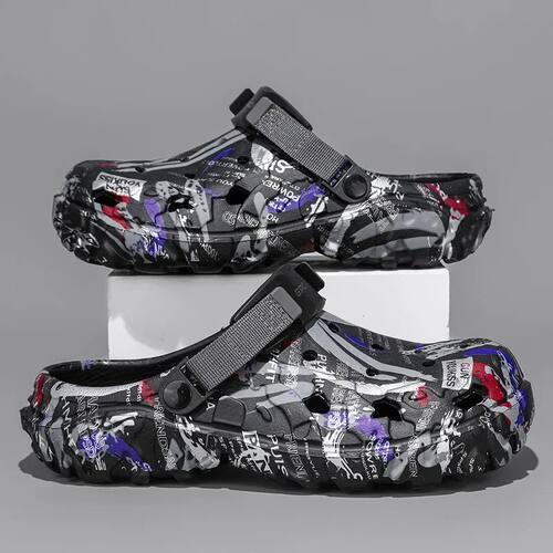 Plus Size 47 Summer Men Sandals Clogs Outdoor Garden Clogs H