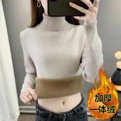 for women autumn High sweater winter and necked with plus