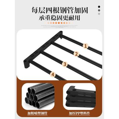 Shoe Rack Aluminum Metal Standing Shoe Rack DIY Shoes Shelf