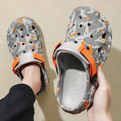 Shoes Men's Clogs Slippers Sandals 46 47 Male Garden Shoes F