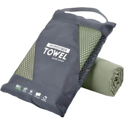 Quick-Dry Microfiber Towel - Ultra Absorbent, Compact & Sand