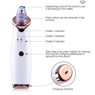 Care Pore Vacuum Blackhead Pimple Skin Acne Removal Remover